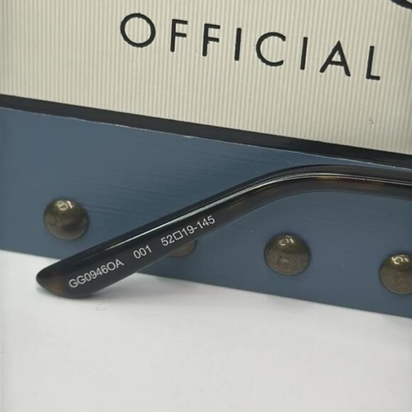 Gucci GG0946OA Square Metal Eyeglasses – Full Rim Frame for Men - Picture 13 of 13